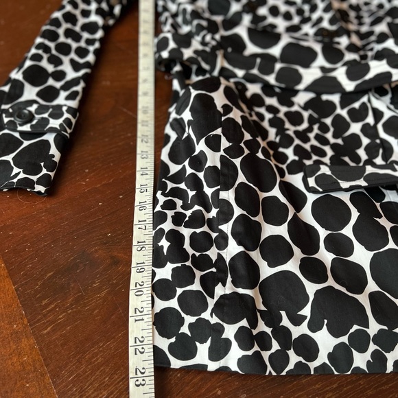 NWOT Animal Print Cotton Spring/Fall Trench Coat | M - Picture 10 of 10